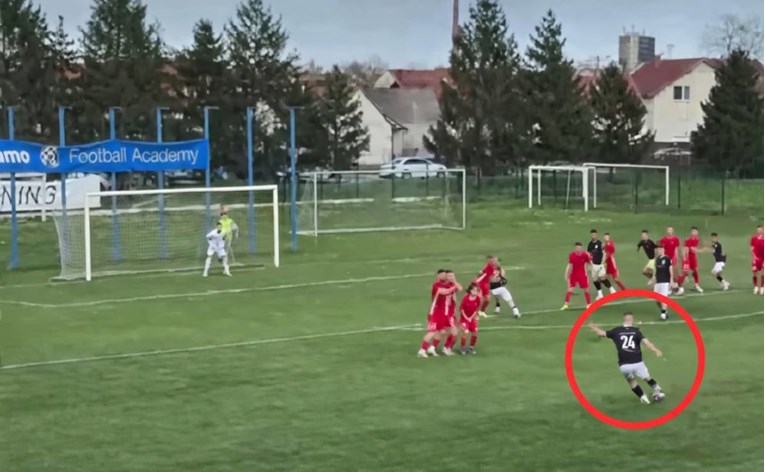 VIDEO Igrač hrvatskog trećeligaša zabio golčinu s 30 metara u stilu Cristiana Ronalda