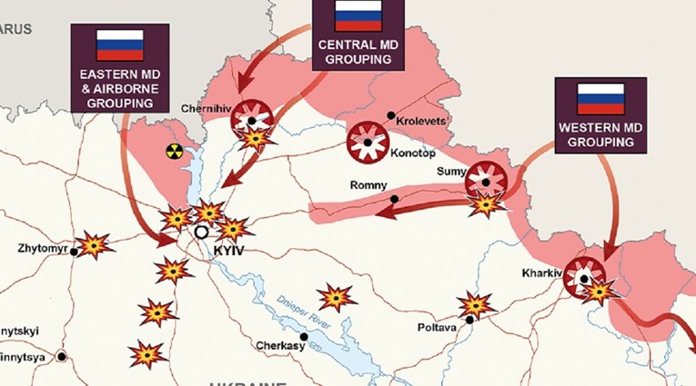 FOTO Britanci objavili novu mapu ruskih napada, ovakva je situacija danas