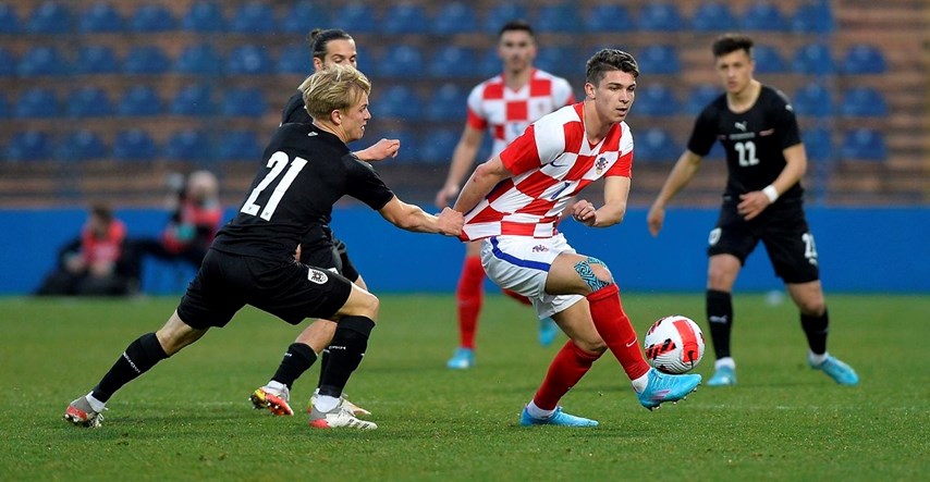 U-21 HRVATSKA - AUSTRIJA 0:0 Hrvatska remijem ugrozila prvo mjesto u skupini