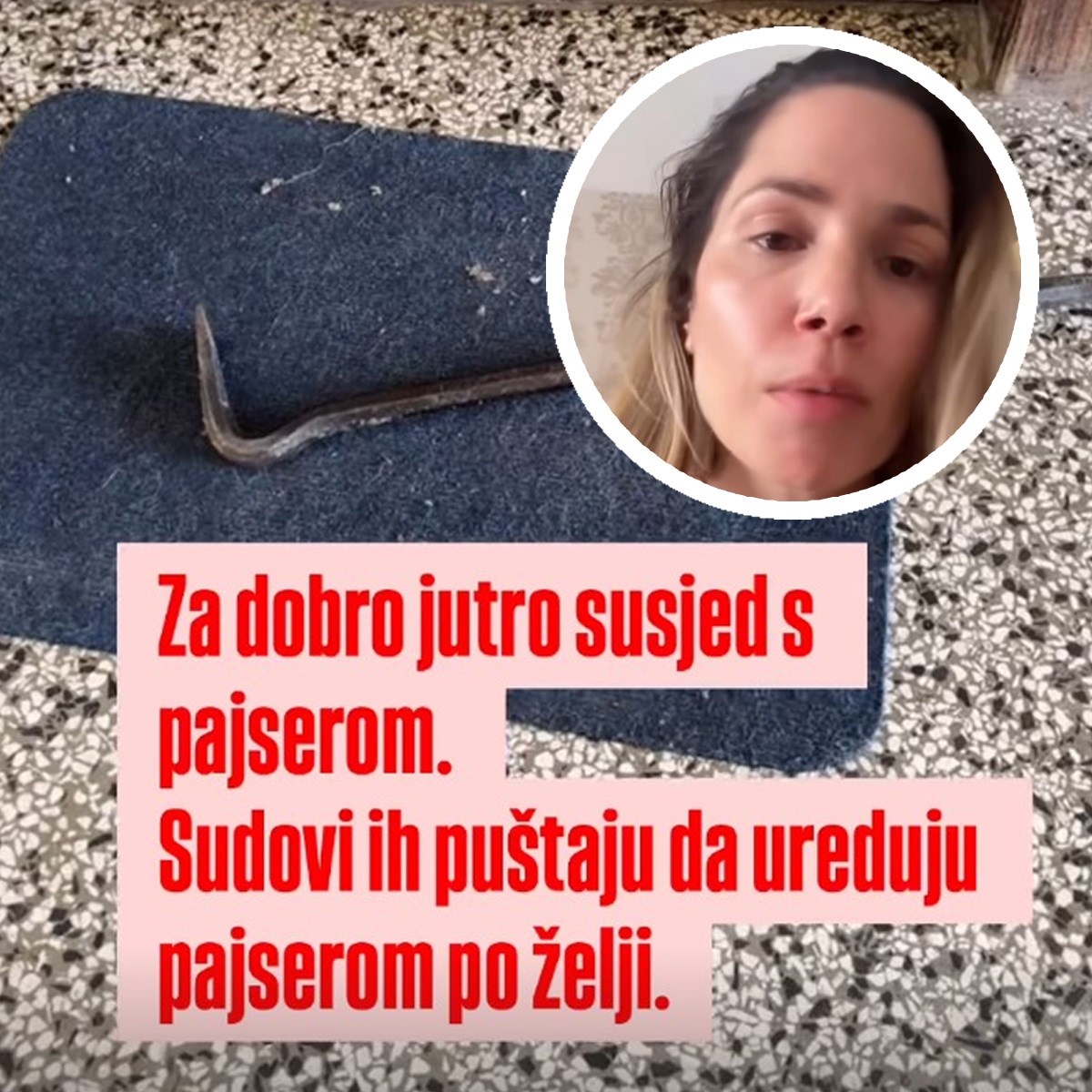 Doznajemo tko je čovjek koji je u Zagrebu prijetio svojoj susjedi glumici