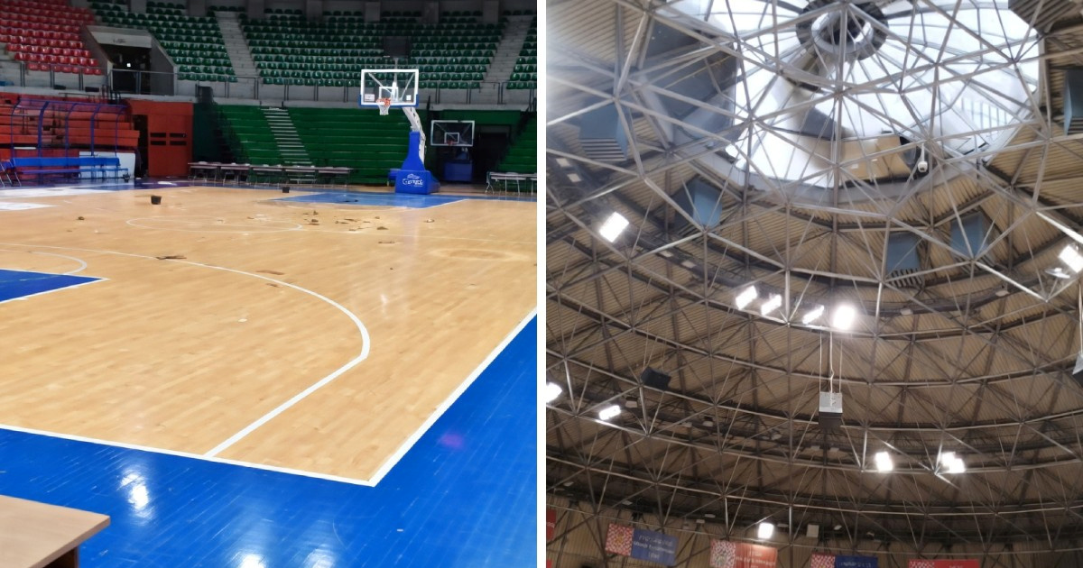 VIDEO Oštećen je Draženov dom. Kupola je pukla, dvorana zatvorena, treninzi otkazani