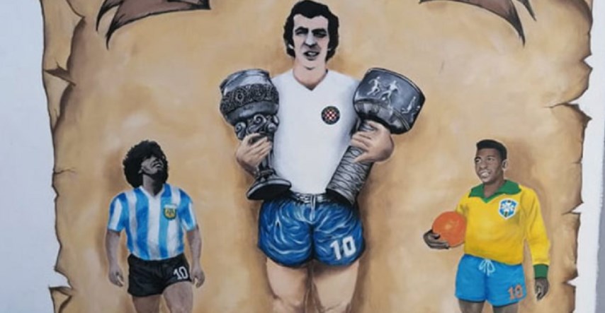Pele, Maradona i Jurica: Pogledajte predivan mural u čast velikom Jurici Jerkoviću