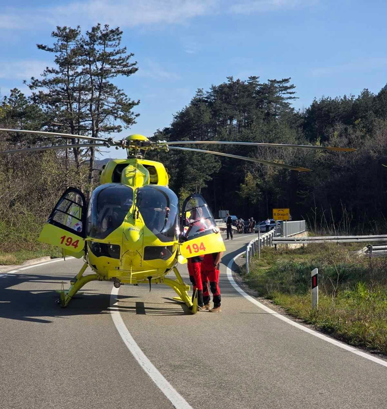 FOTO Pao penjač na Krku. Spašen helikopterom