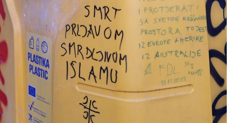 U Zagrebu osvanuli pozivi na ubojstva muslimana: "Treba ih izbrisati s lica zemlje"