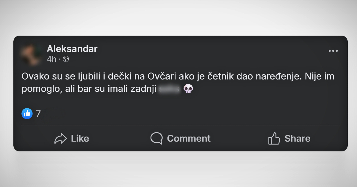 Profesor izbačen iz škole u Zagrebu, slavio pokolj Hrvata na Ovčari
