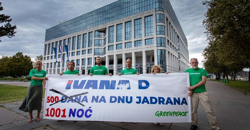 Greenpeace: Ina ne želi ukloniti plinsku platformu koja je potonula na dno mora