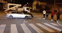 FOTO Prometna nesreća u Zagrebu, jedna osoba ozlijeđena