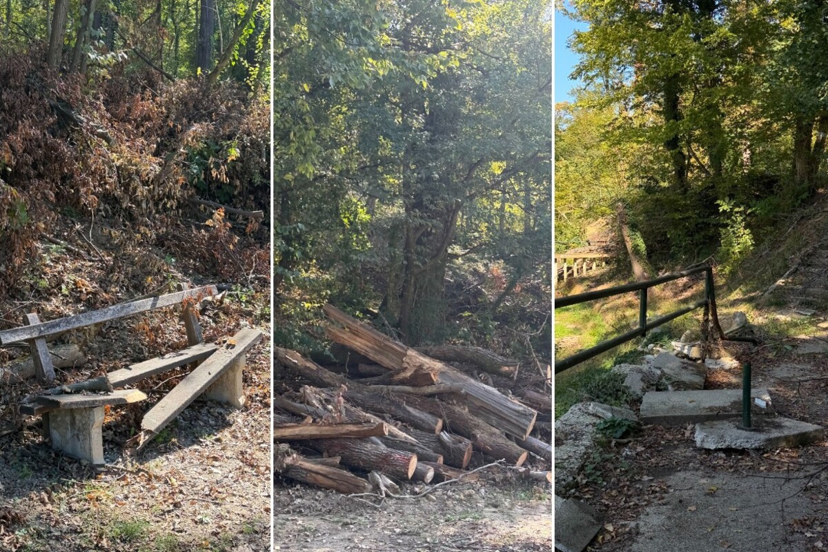 FOTO I VIDEO Ovako izgleda šetnica u Zagrebu pola godine od oluje: "Srce me boli"