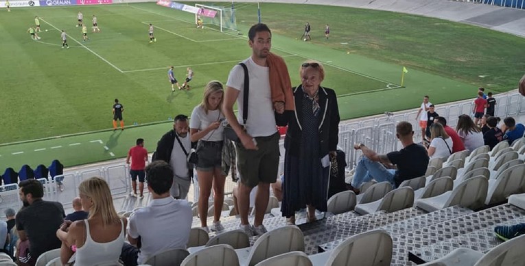 FOTO Baka igrača Hajduka oduševila gledatelje u Kranjčevićevoj