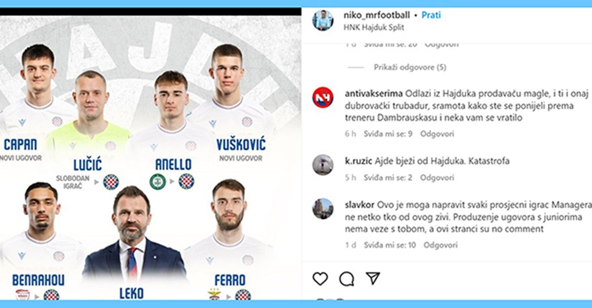 Navijači zatrpali Nikoličiusa porukama: "Odlazi! Prodaješ maglu i sramotiš klub"