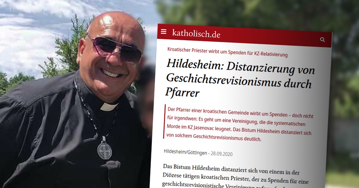 Hrvatski svećenik tražio donacije za negatore Jasenovca, njemačka biskupija zgrožena