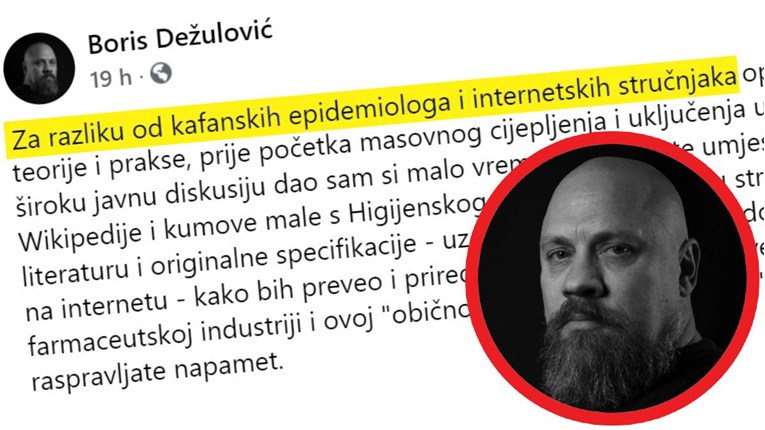 Masovno se dijeli status Borisa Dežulovića: "Ovo su nuspojave običnog Aspirina"