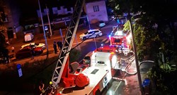 VIDEO Sinoć je na zagrebačkoj Trešnjevci izgorjelo potkrovlje zgrade
