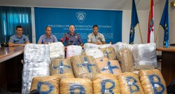 Rekordna zapljena kod Dubrovnika: Kod vozača autobusa našli 342 kg marihuane