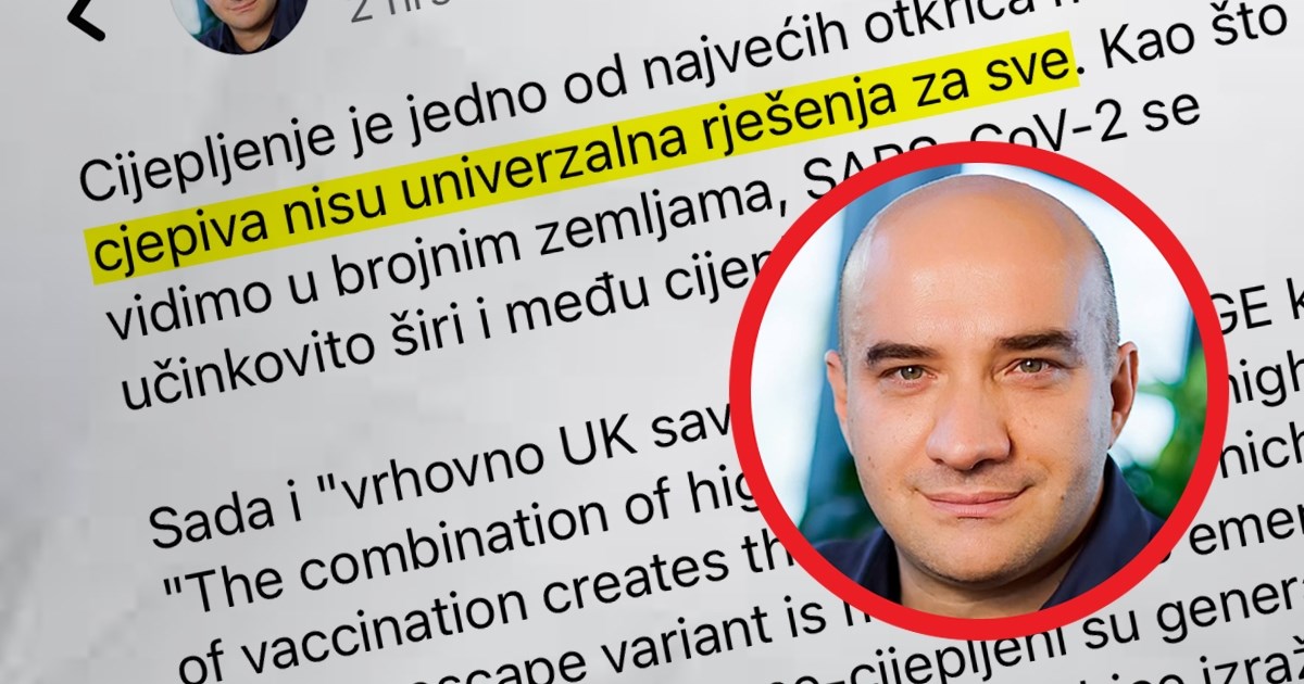 Lauc: Delta se učinkovito širi među cijepljenima