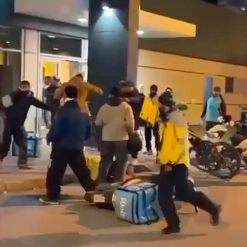 Prekršajno prijavljeni dostavljači koji su se potukli ispred McDonaldsa u Zagrebu