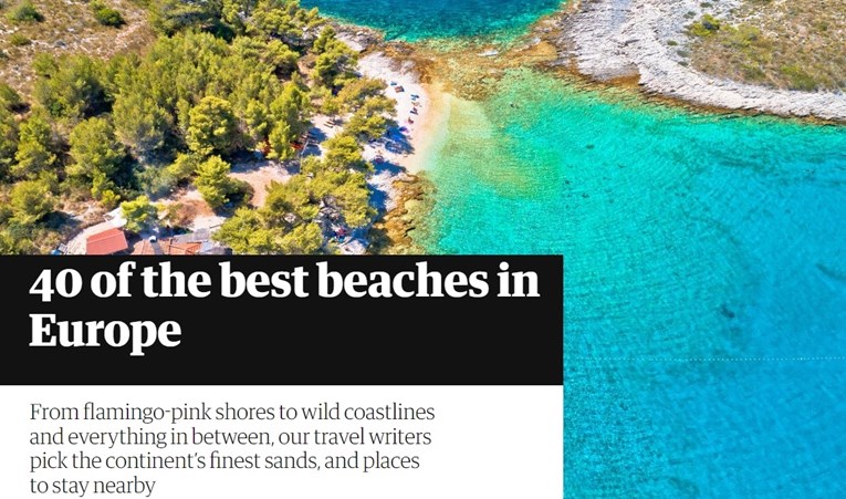 Na listi 40 najljepših plaža Europe našle se tri nerazvikane hrvatske