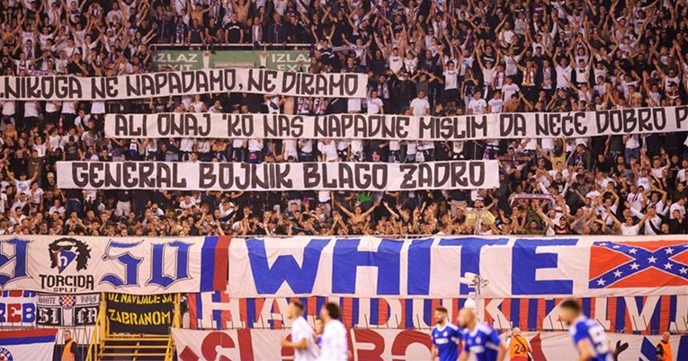 Torcida je protiv Dinama razvila veliki transparent heroju Vukovara Blagi Zadri