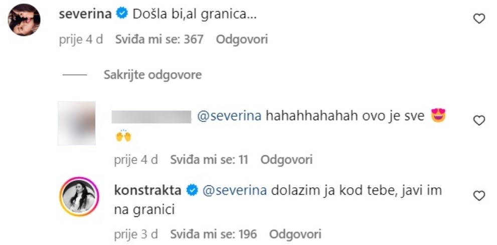 Severina Se Javila Konstrakti Nakon Koncerta U Beogradu: 'Došla Bih, Al ...