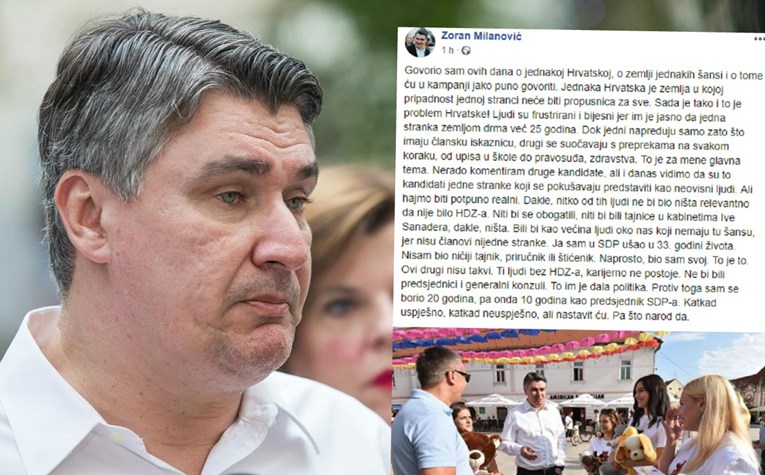 Milanović o drugim kandidatima: Ti ljudi bili bi ništa bez HDZ-a
