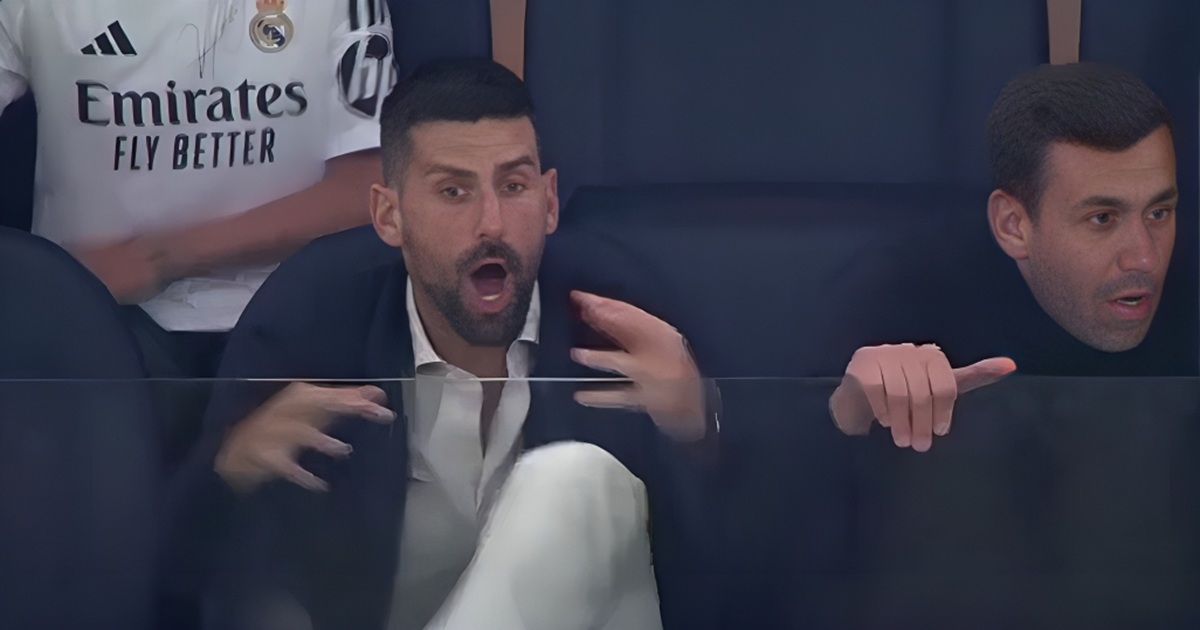 Đokovićeva reakcija kod gola Reala za pobjedu. Španjolci to opisuju kao video godine