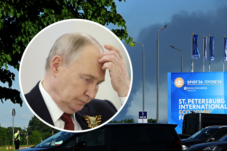 BBC u "ruskom Davosu": Putin u dvorani glumi moćnog vođu, a vani udaraju dronovi