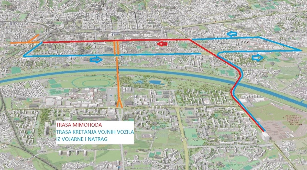 Zbog mimohoda se na dva dana zatvaraju brojne ceste u Zagrebu. Evo detalja