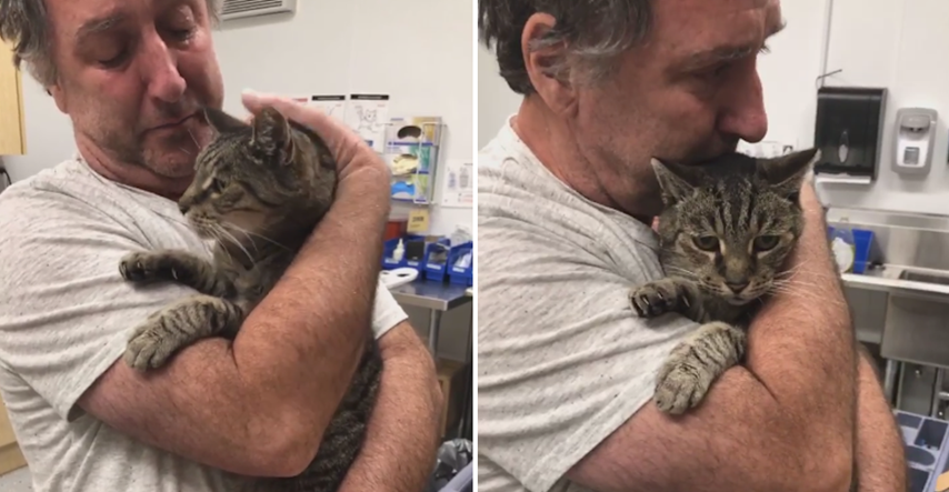 Susreo se s izgubljenim mačkom nakon 7 godina i nije mogao zadržati suze