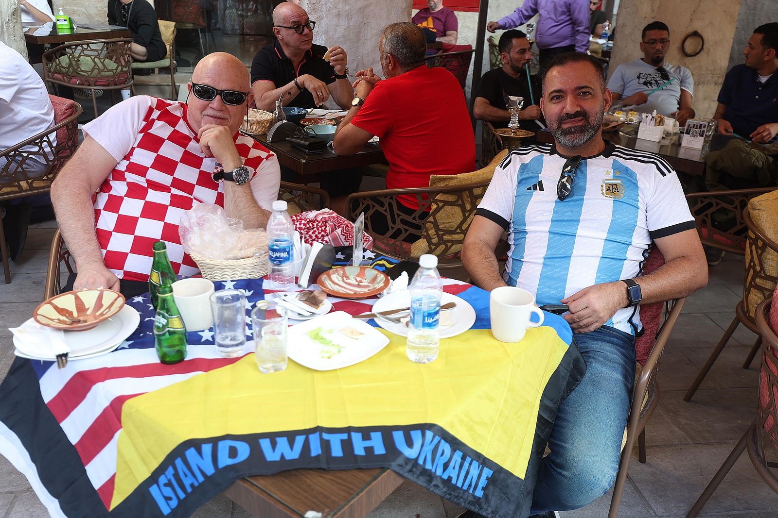 Hrvati i Argentinci druže se u Dohi pred utakmicu