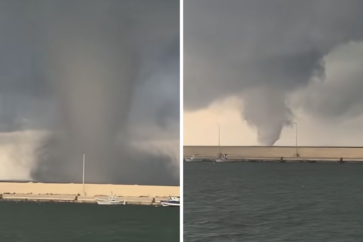 VIDEO Dvije pijavice pojavile se kod Sicilije. Snimljene ispred luke