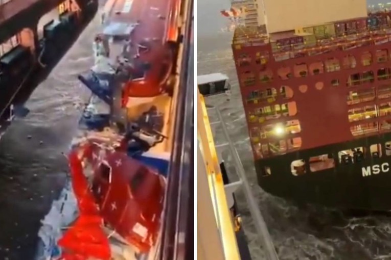 VIDEO Kruzer se zabio u dva teretna broda na sjeveru Njemačke - Index.hr