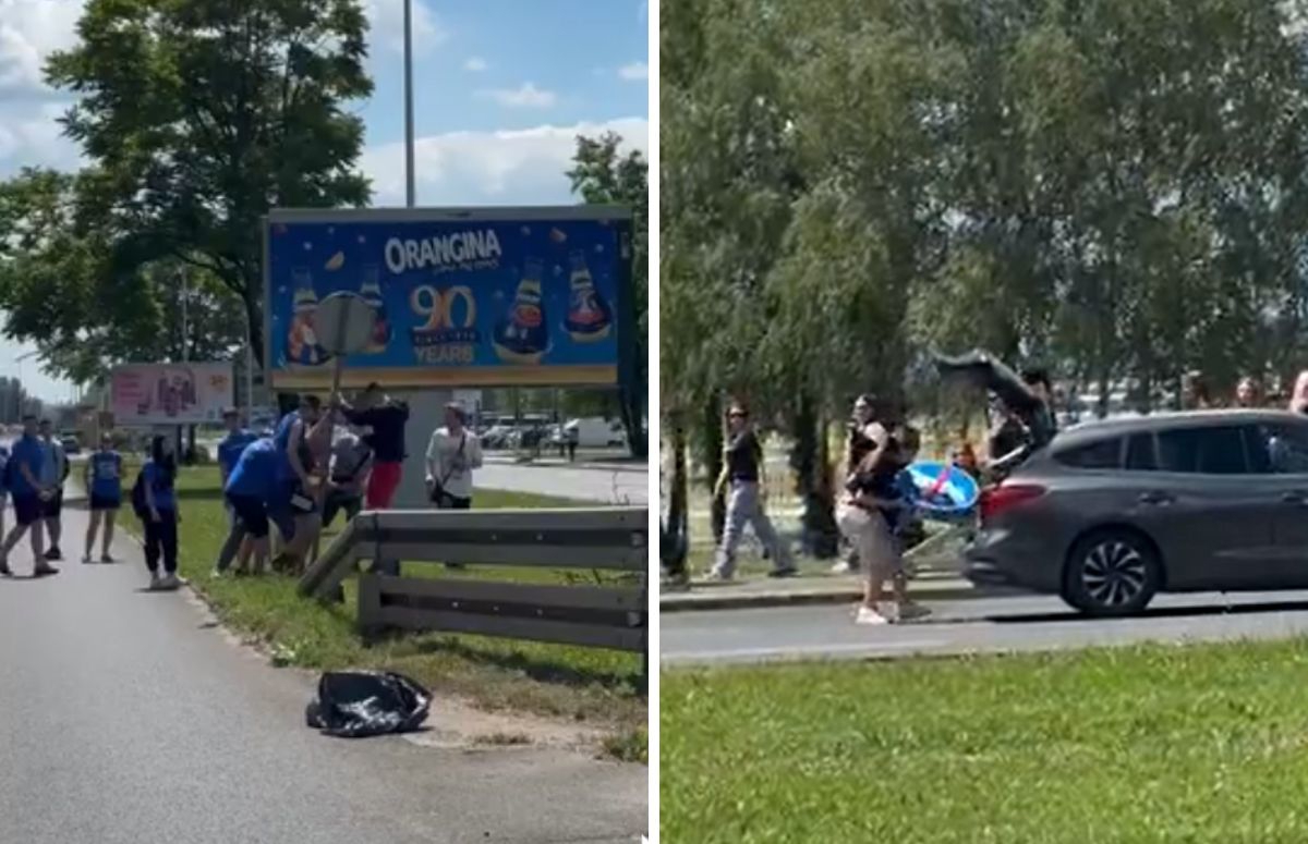 VIDEO I FOTO Maturanti u Zagrebu čupali znakove, jedan maturantica ubacila u gepek