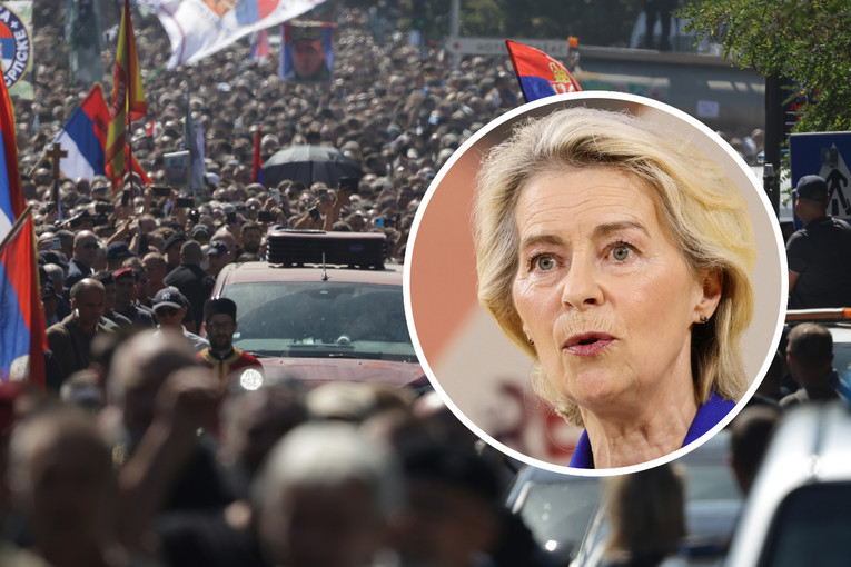 Von der Leyen: Slike s Mladićeva sprovoda su šokantne