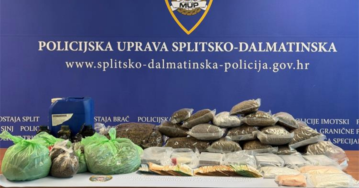 Policija u Makarskoj našla gomilu droge. Pogledajte kako to izgleda