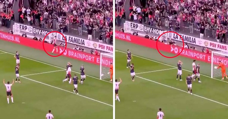 VIDEO Perišić preletio preko reklama nakon proslave gola