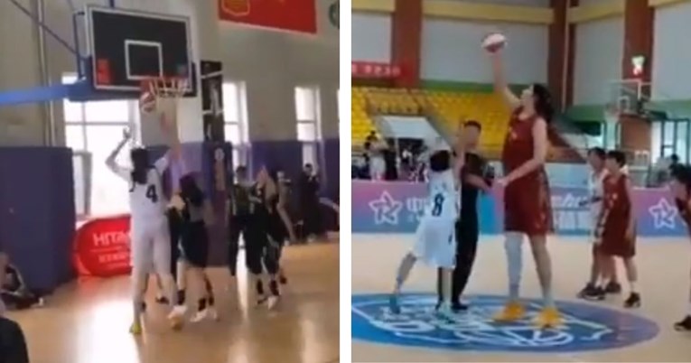 Kineska košarkašica ima 14 godina i 226 cm. Pogledajte kako izgleda na terenu