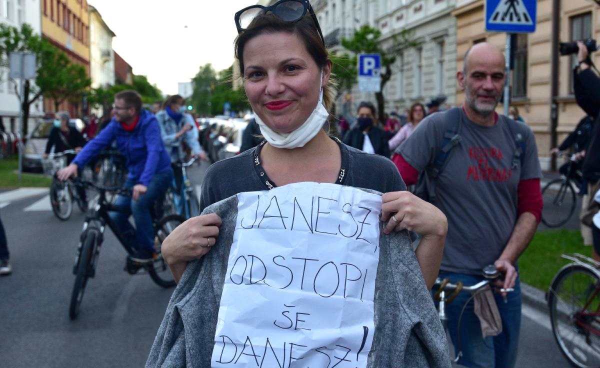 Policija u Ljubljani privela sedam demonstranata, prosvjedovali su protiv vlade