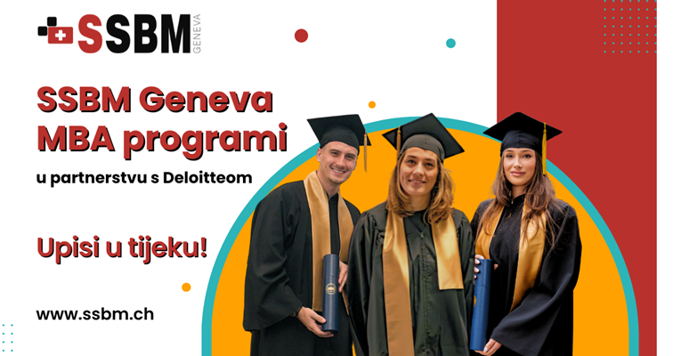 Ne propustite priliku za upis na SSBM Geneva MBA programe u suradnji s Deloitteom