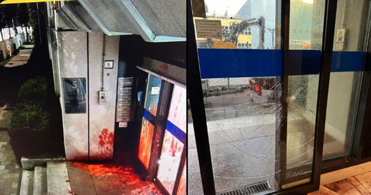Izraelska ambasada u Nizozemskoj išarana crvenom bojom, razbijena stakla