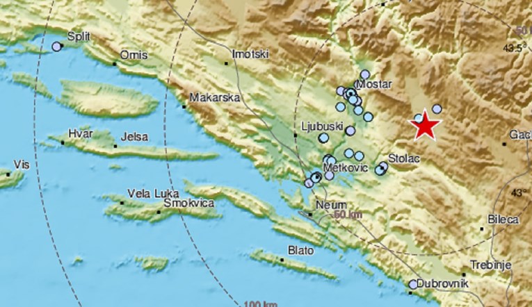 Potres zatresao Dalmaciju