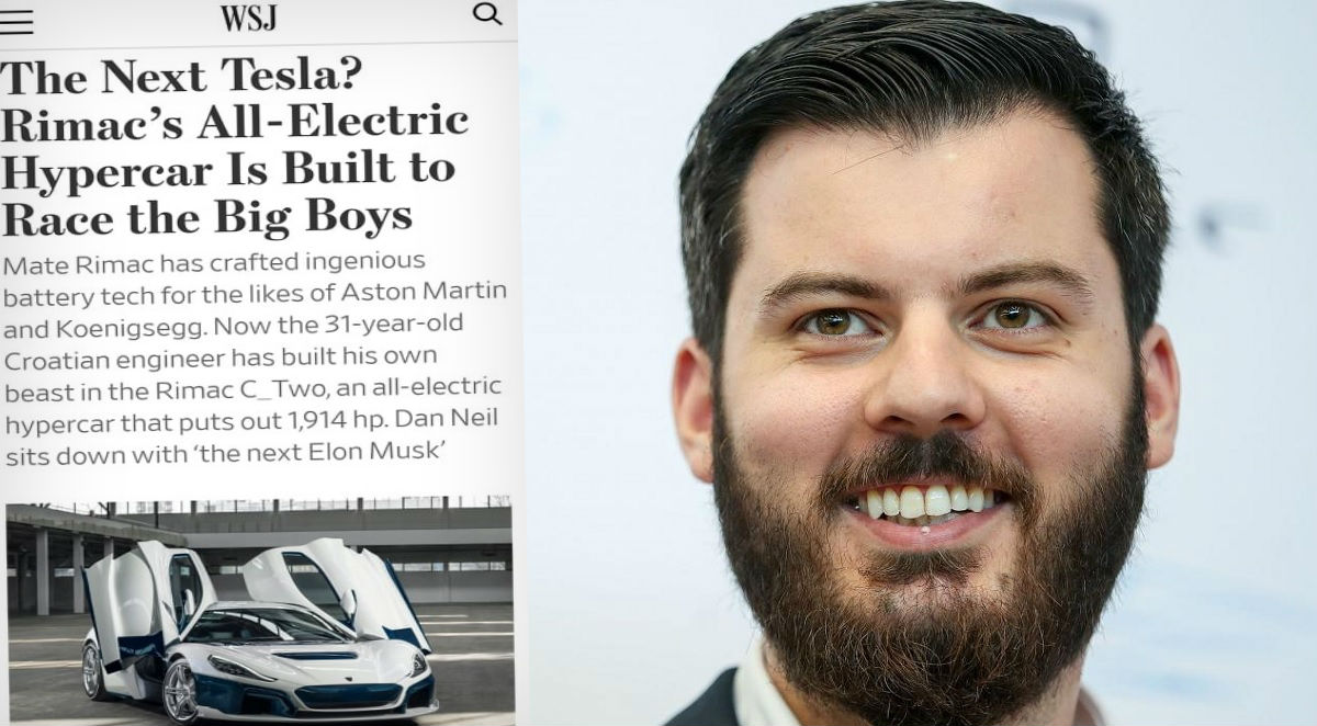 Wall Street Journal nahvalio Rimca i usporedio ga s Muskom