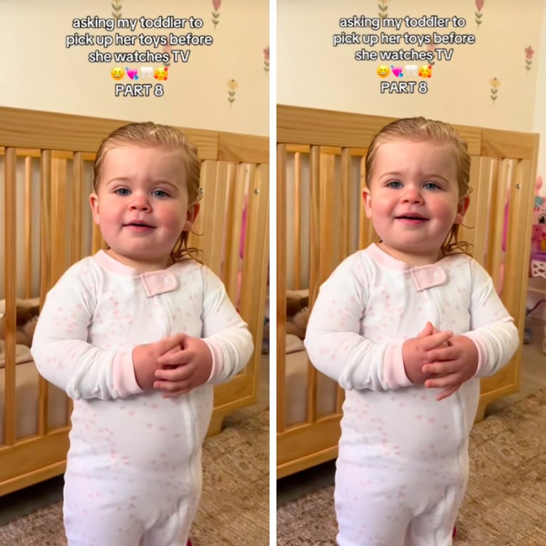 Mama rekla kćeri da može gledati TV ako pospremi igračke, reakcija curice oduševila