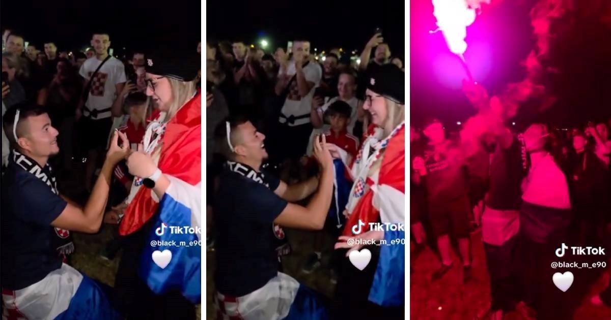 Mladić zaprosio djevojku na Thompsonovom koncertu u Sinju: "Mislila je da se šalim"