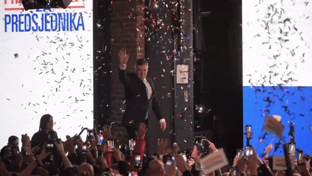 VIDEO Milanović u pobjedničkom govoru: Molim veliki aplauz za članove HDZ-a