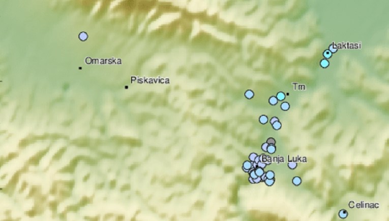 Potres magnitude 1.5 po Richteru u Banjoj Luci