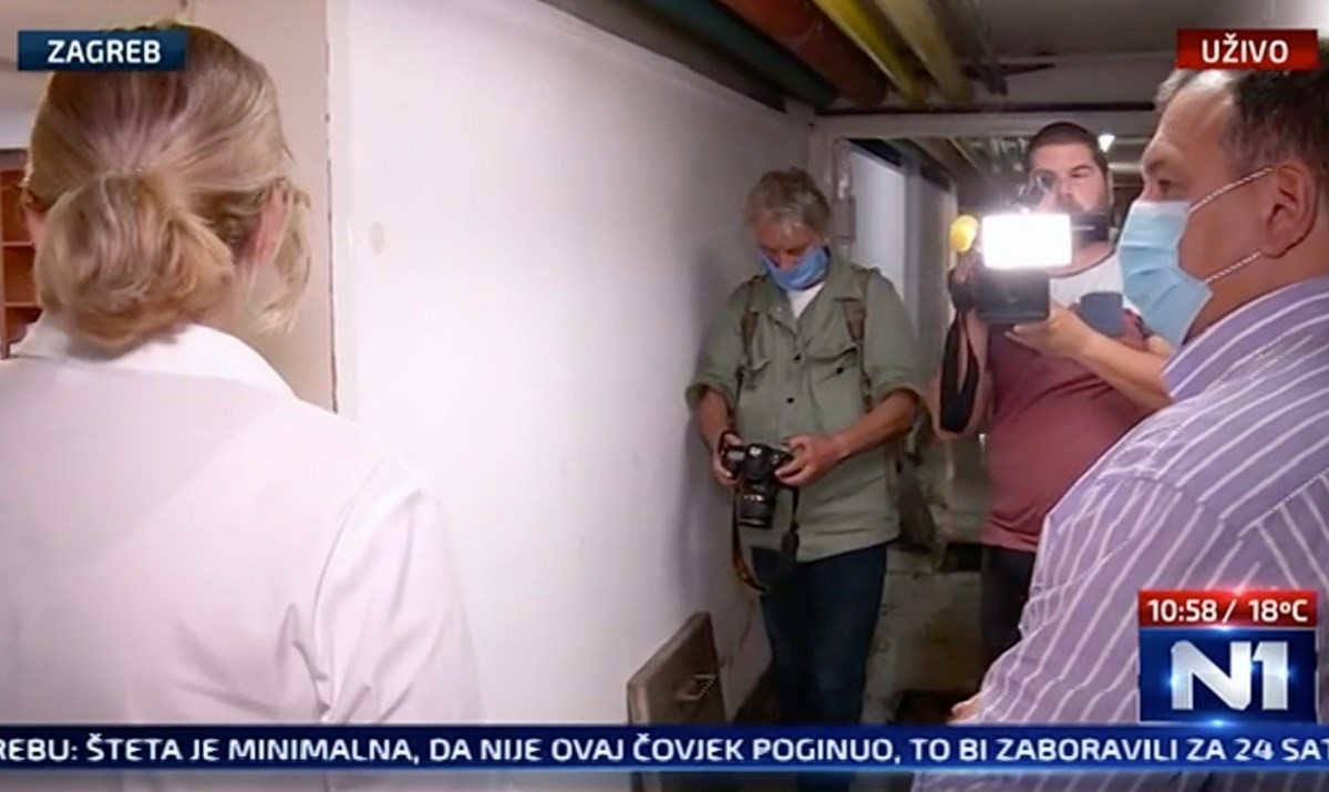 Beroš nakon poplave obišao bolnicu u Klaićevoj, zahvalio svima na promptnoj reakciji