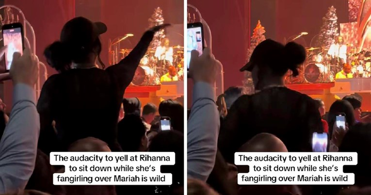 Rihanna plesala na koncertu Mariah Carey, ljudi joj se derali da im zaklanja pogled