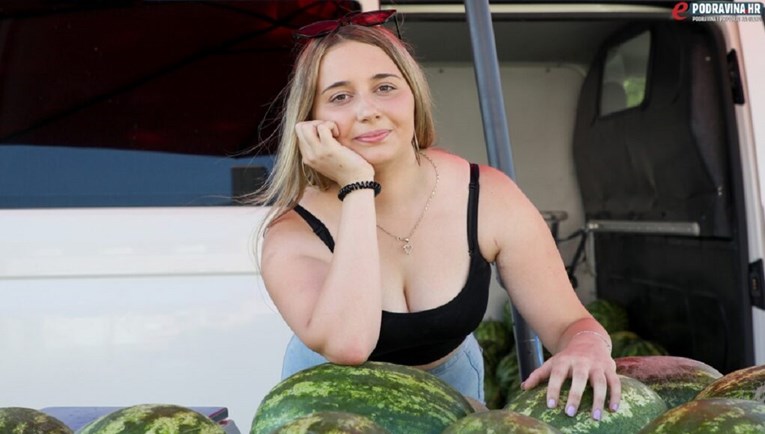 Emina Lubenica: Prodavačicu lubenica prozvali podravskom Kristinom Mandarinom