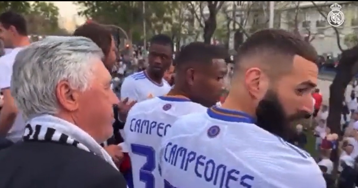 VIDEO Dobro raspoloženi Ancelotti prevario Benzemu. Francuz se na trenutak "izgubio"