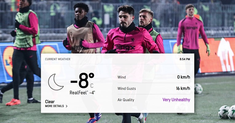 Chelsea na najdaljem europskom gostovanju ikad. Igralo se na -8 stupnjeva Celzijusa
